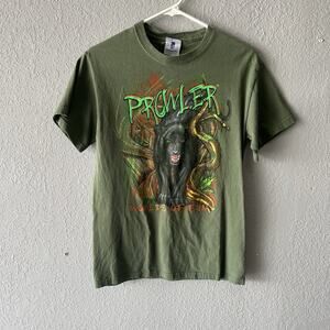 Vintage Black Panther Nature Theme Park Green Tshirt Mens Small Short Sleeve Tee
